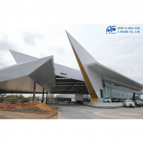 ผู้ติดตั้งและจำหน่ายอลูมิเนียมคอมโพสิต อลูมิเนียมประดับอาคาร - ALUMINIUM COMPOSITE PANEL