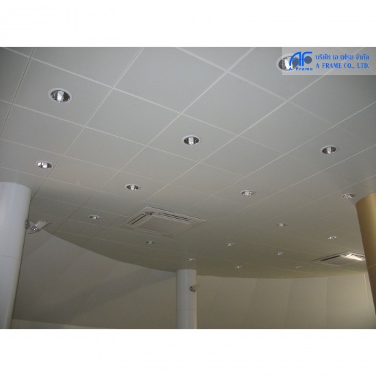 ฝ้าเพดานอลูมิเนียมเจาะรู/แผ่นทึบ (TILE CEILING PERFORATED/SOLID) - บริษัท เอ เฟรม จำกัด - ฝ้าเพดานอลูมิเนียม  ฝ้าเพดาน  ฝ้าเจาะรู  ฝ้าอลูมิเนียมเจาะรู  ฝ้าอลูมิเนียมแผ่นทึบ  ฝ้าClip-in  ฝ้าLay-in  ฝ้าPERFORATED  ฝ้าSOLID 