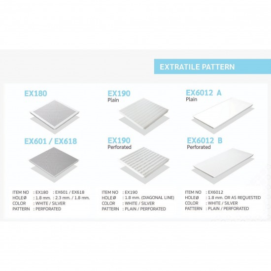 ฝ้าเพดานอลูมิเนียม (EXTRATILE CEILING) - บริษัท เอ เฟรม จำกัด - ฝ้าเพดานอลูมิเนียม  extratile ceiling  ฝ้าเพดาน  ฝ้าอลูมิเนียมเจาะรู  ฝ้าอลูมิเนียมฉลุลาย 