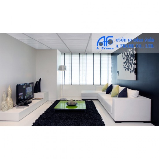 ฝ้าเพดานอลูมิเนียม (EXTRATILE CEILING) - บริษัท เอ เฟรม จำกัด - ฝ้าเพดานอลูมิเนียม  extratile ceiling  ฝ้าเพดาน  ฝ้าอลูมิเนียมเจาะรู  ฝ้าอลูมิเนียมฉลุลาย 