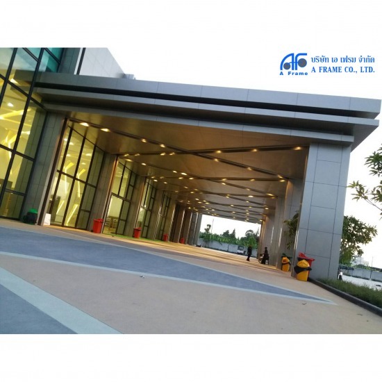 FACADE / CLADDING / ดัดโค้งแผ่นอลูมิเนียมคอมโพสิต - บริษัท เอ เฟรม จำกัด - แผ่นอลูมิเนียมคอมโพสิต  อลูมิเนียมคอมโพสิต  ดัดโค้งแผ่นอลูมิเนียมคอมโพสิต  ดัดโค้ง 