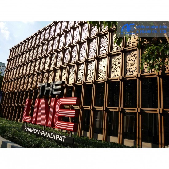 อลูมิเนียมฉลุลาย / ตัดโลหะด้วยแสงเลเซอร์ (Laser Cutting) - บริษัท เอ เฟรม จำกัด - ตัดโลหะด้วยแสงเลเซอร์  laser cutting  อลูมิเนียมฉลุลาย 