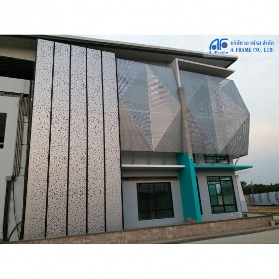 อลูมิเนียมฉลุลาย / ตัดโลหะด้วยแสงเลเซอร์ (Laser Cutting) - บริษัท เอ เฟรม จำกัด - ตัดโลหะด้วยแสงเลเซอร์  laser cutting  อลูมิเนียมฉลุลาย 